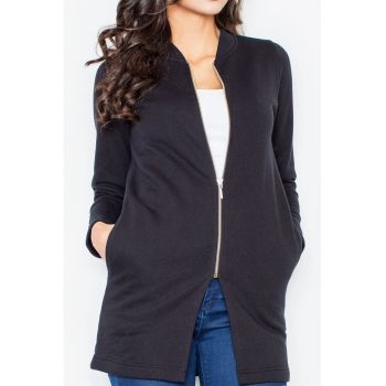 Jacheta dama M336 -  Bumbac - Negru -