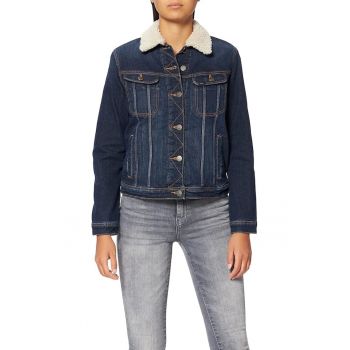 Jacheta denim  Katana - izolata - bleumarin - bumbac/elastan -