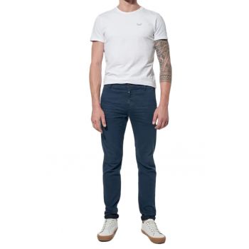 Pantaloni barbati  bleumarin - bumbac/poliester/elastan -