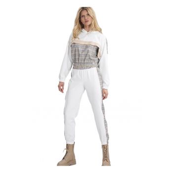 Pantaloni dama -  Bej - Poliester/Elastan -