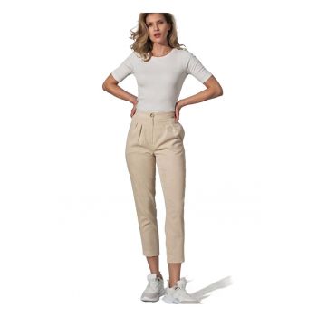 Pantaloni dama -  Bej - Poliester/Nylon