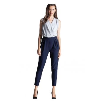 Pantaloni dama -  Bleumarin - Poliester