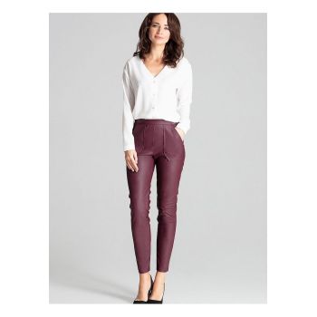 Pantaloni dama -  lungi - rosu -