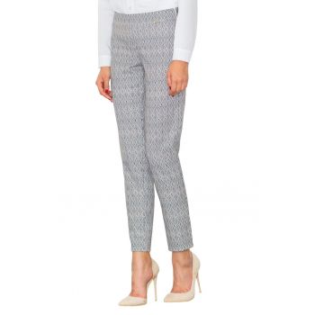 Pantaloni dama -  M515 - model geometric - poliester -