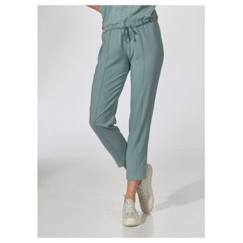 Pantaloni dama  M743 - elastan/viscoza - verde
