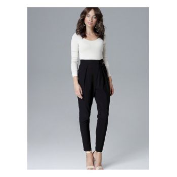 Pantaloni dama -  negru - poliester