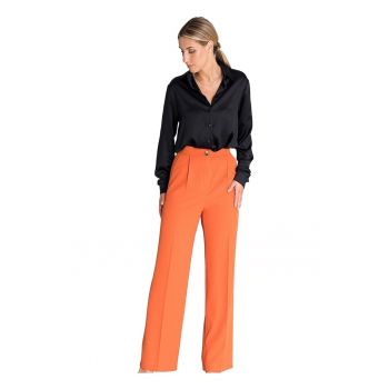 Pantaloni dama -  Poliester - Portocaliu