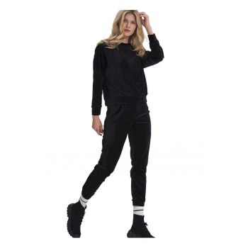 Pantaloni dama -  Trening - Poliester - Negru