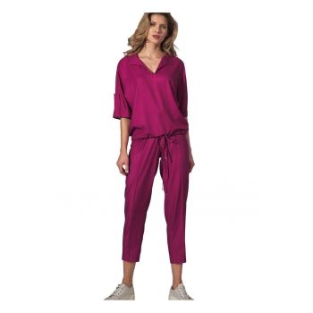 Pantaloni dama -  Viscoza - Fucsia