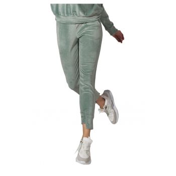 Pantaloni de dama -  M746 - verde - confortabili - poliester/elastan