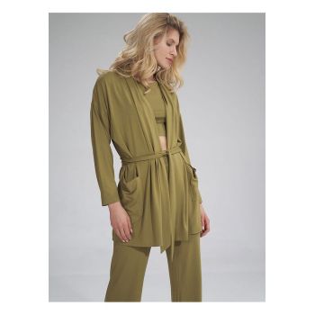 Pulover dama -  verde - viscoza -