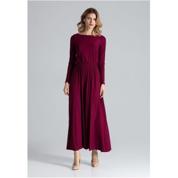 Rochie de seara dama Terd M604 burgundy