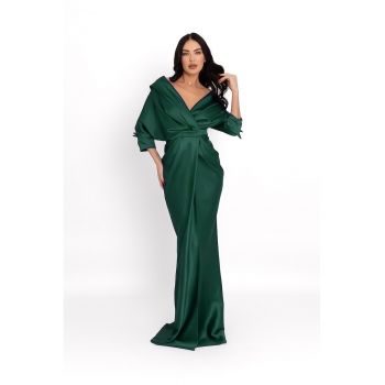 Rochie maxi cu decolteu in V