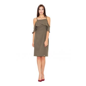 Rochie mini dama Cyrion M478 olive