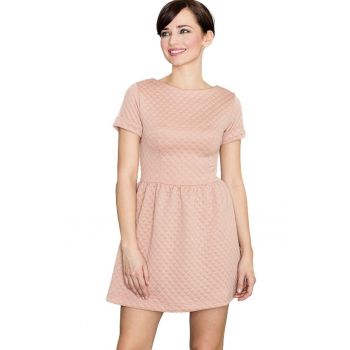 Rochie mini dama Tengoire K147 roz