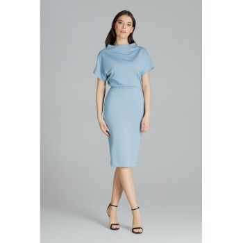 Rochie  model L087 - albastru - viscoza