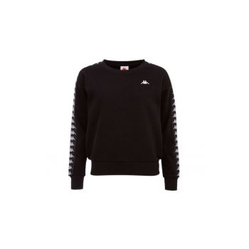Bluza dama -  Poliester/ Bumbac - Negru/ Alb -