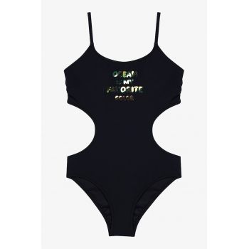 Costum de baie intreg cu decupaje