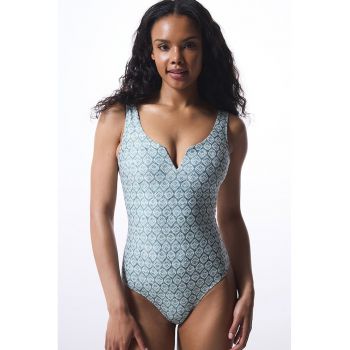 Costum de baie intreg cu imprimeu
