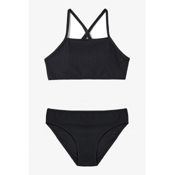 Costum de baie uni din doua piese