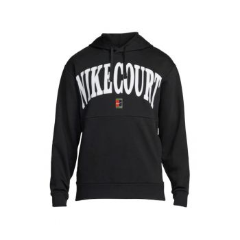 Hanorac  pentru Tennis - M NKCT DF FLC HRTGE HOODIE - FQ2093-010 - S INTL - Negru