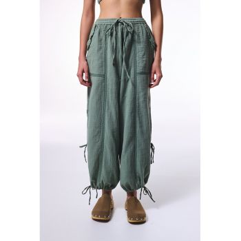 Pantaloni baggy din bumbac - pentru plaja
