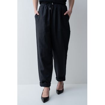 Pantaloni cu talie inalta Tanjet