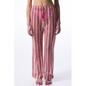 Pantaloni de plaja transparenti - in dungi