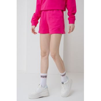 Pantaloni scurti din bumbac cu logo Ninosta