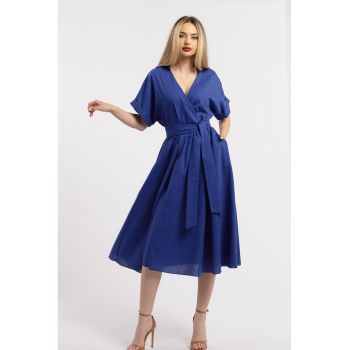 Rochie evazata din in
