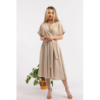 Rochie evazata din in