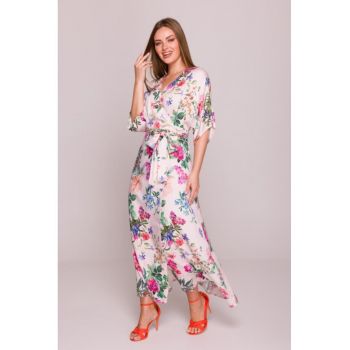 Rochie petrecuta maxi cu imprimeu -