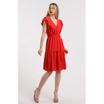 Rochie scurta cu decolteu in V