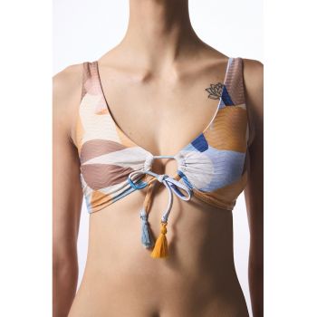 Sutien de baie cu model grafic