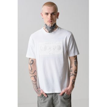 Tricou cu decolteu la baza gatului si maneci cazute