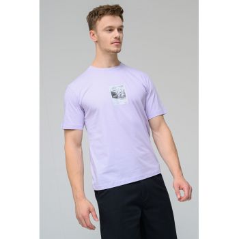 Tricou de bumbac cu imprimeu foto Darthy