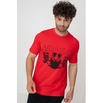Tricou din bumbac cu imprimeu logo