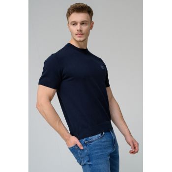 Tricou lejer din bumbac si casmir Kanache