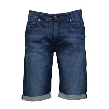 Bermude de denim cu terminatie pliabila
