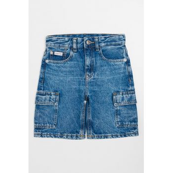 Blugi scurti cargo relaxed fit