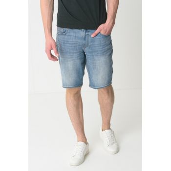 Blugi scurti cu design 5 buzunare