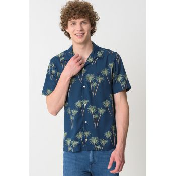 Camasa de modal cu imprimeu tropical