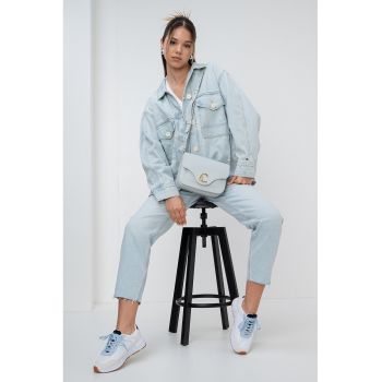 Jacheta supradimensionata de denim