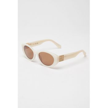 Ochelari de soare cu model infasurabil si aplicatie logo metalica
