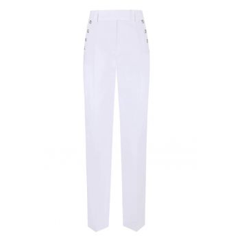 Pantaloni cu nasturi decorativi