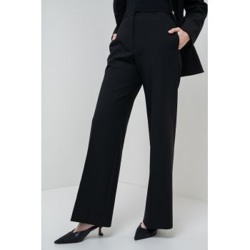 Pantaloni eleganti cu talie inalta