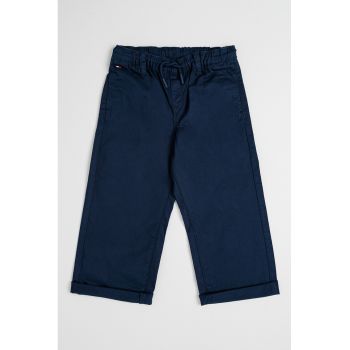Pantaloni regular fit cu snururi
