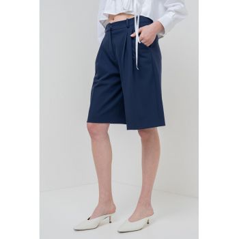 Pantaloni relaxed fit cu talie medie
