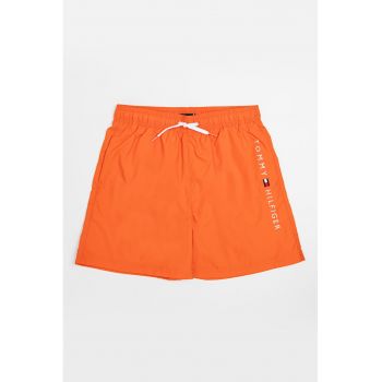 Pantaloni scurti de baie cu snur si logo