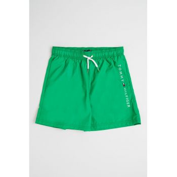 Pantaloni scurti de baie cu snur si logo